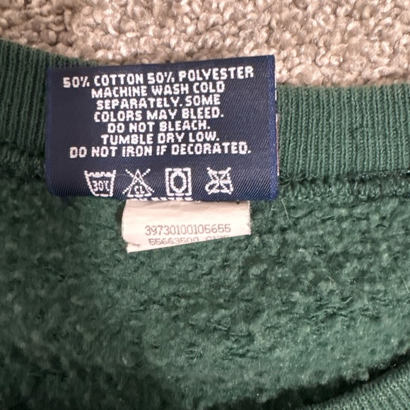 Jansport Vtg University of Winsconsin Stout Dad Sweatshirt‎ Sweater Mens Large - Picture 6 of 7